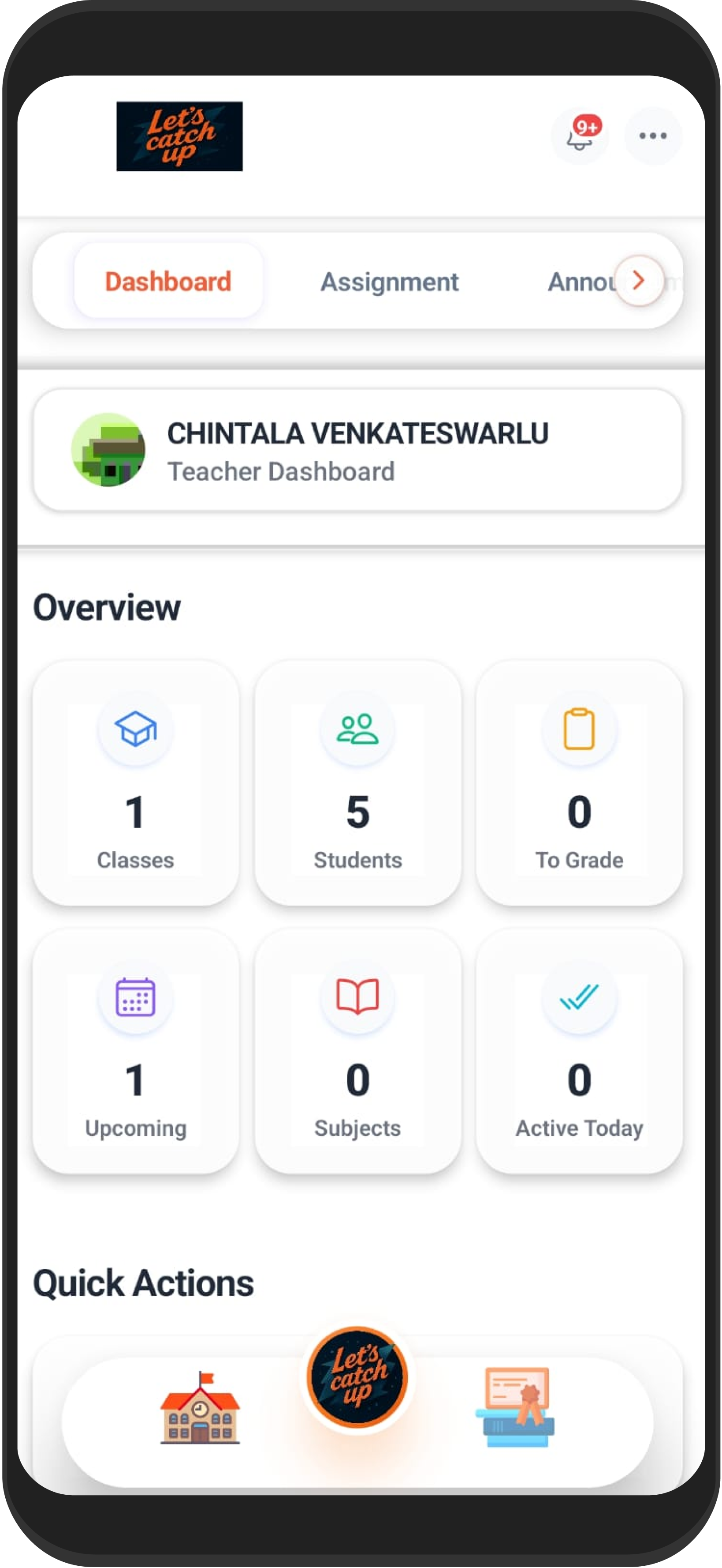 Teacher Dashboard